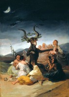Takto si sabat představoval na konci 18. století Francisco de Goya.